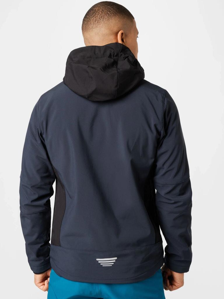 Куртка CMP мужская софтшелл с отстегивающимся капюшоном (3A01787N) антрацит/дануб