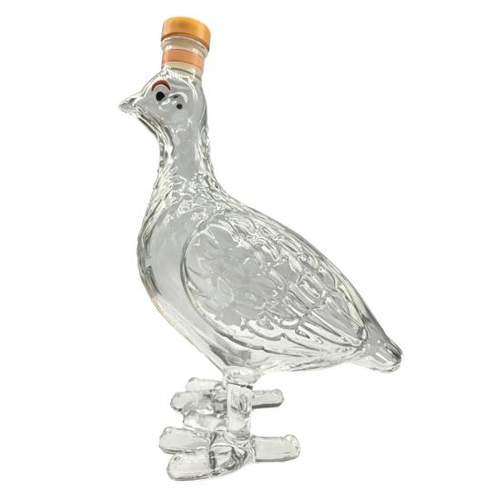 Goose Bird Shape Whiskey Decanter 3D Glass Animal Liquor Bottle D