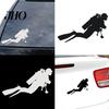 Fashion Scuba Diver Reflective Car Vehicle Body Window Decals Sticker Decor