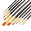 Set Of 10 Artistic Paint Brushes For Professional Paints