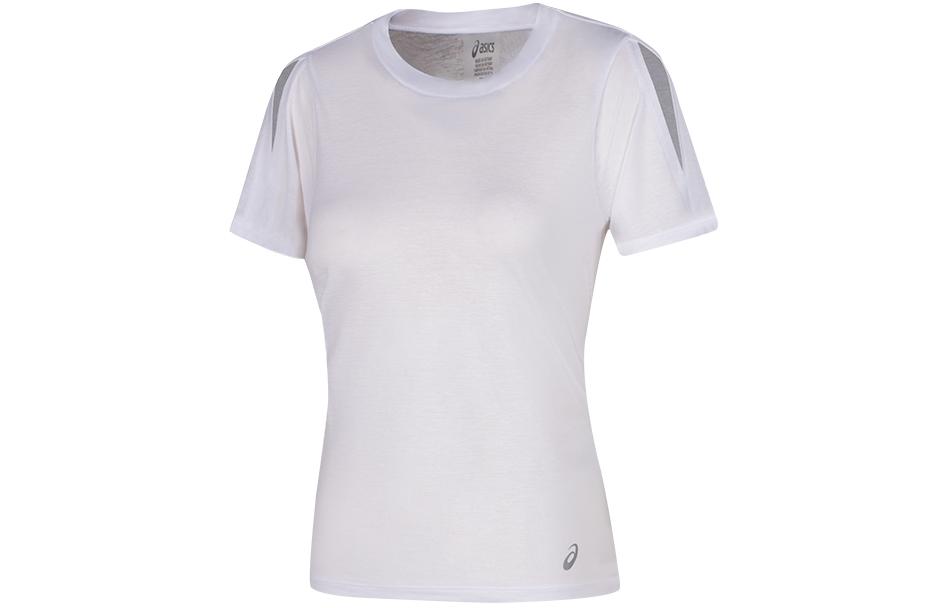 ASICS T Shirts Women s White Crew Neck Moderate Other 2032C386-100 L