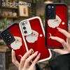 Phone Case: 2D Flat Samsung Galaxy A34 A35 M05 M06 S20 S22 S21 FE Plus 5G Step Design Protective Case, Peeping Santa Claus, Christmas and Halloween Gi