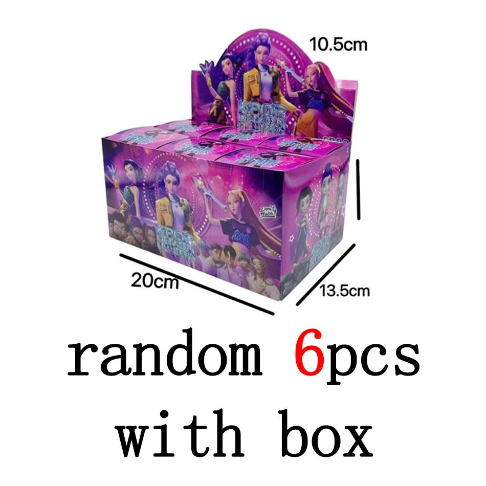 Anime Kpop Demon Hunters Tiger Figure Blind Box Series Desk Decoration Toy Statues for Kids Halloween Christmas Gifts