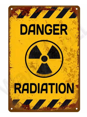 A Collection of Vintagestyle Industrial Warning Signs Echoing the Warnings of Hazards In the Retro Era