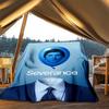 1pc Severance Outdoor Flannel Throw Blanket Soft, Cozy, Warm All Season, Machine Washable,