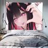 Luxury Fashion Hot Cute Pink Angel Tapestry Decoration Bedroom Dormitory Background Cloth Holiday Home Living Room Club Tapestry