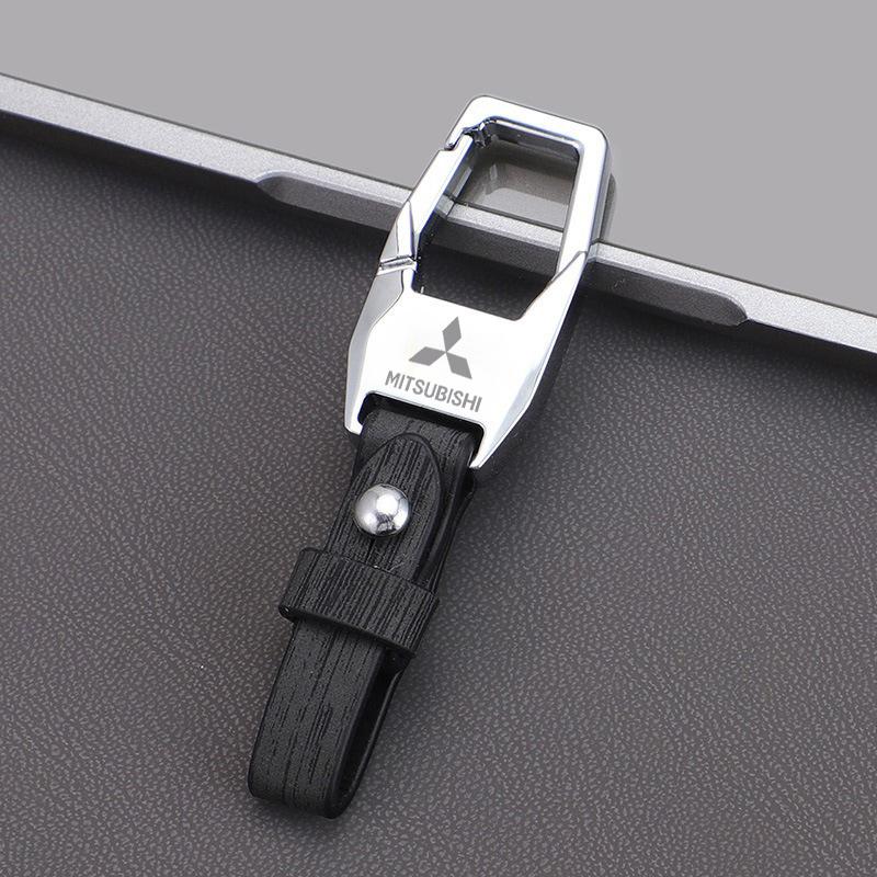 Car Woven Rope Keychain Metal Gifts Key Rings for Mitsubishi Ralliart Lancer ASX Colt Pajero Outlander Eclipse Delica EVO Galant TX1