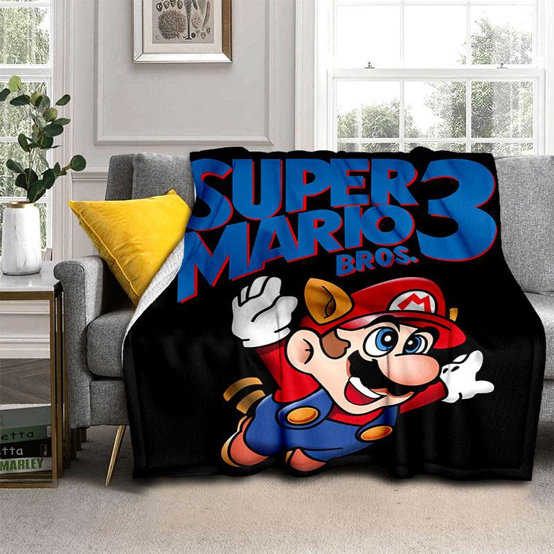 1pcSuper Mario Bros. 3: Soft Comfortable Blanket - Perfect for All Seasons, Ideal Gift for Gamers Ev