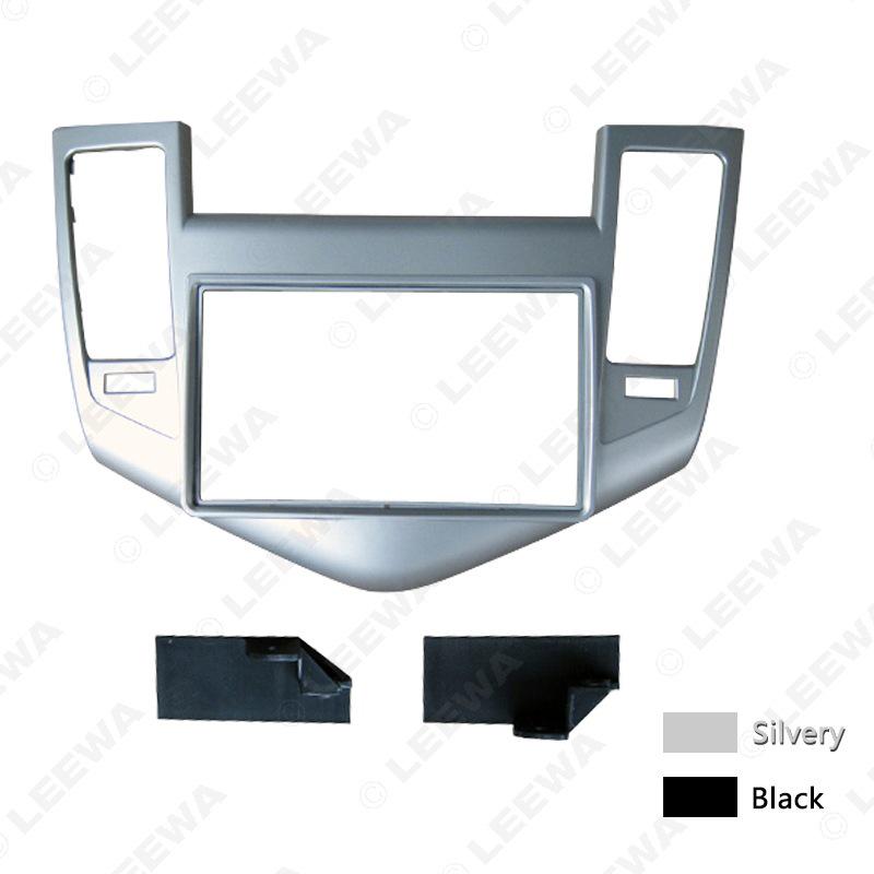 Chevrolet Cruze 2DIN Stereo Modification Frame (Black/Silver)