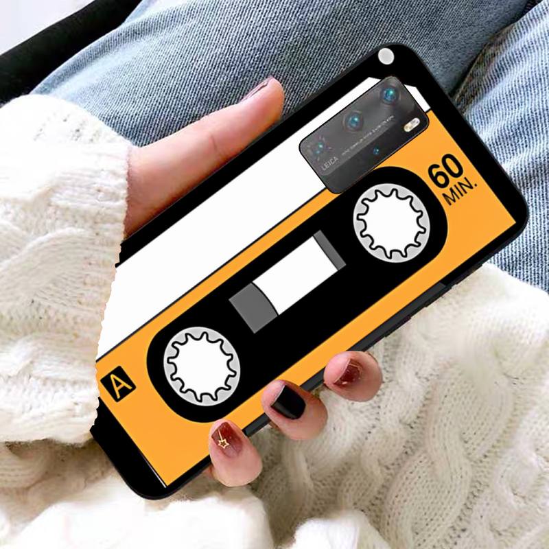 Vintage Cassette Tape Retro Style Phone Case for Huawei P30 40 20 10 8 9 Lite Pro Plus Psmart2019