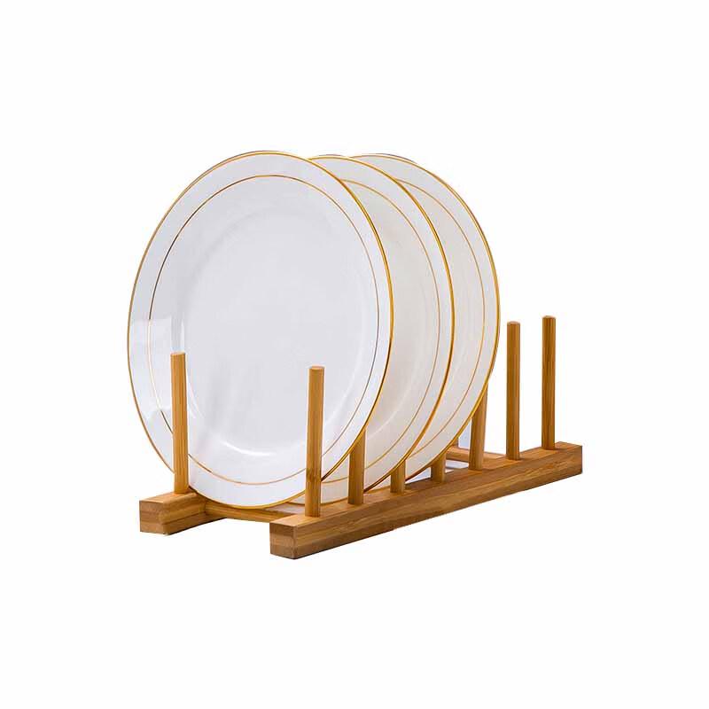 

Danshi Zhiyuan Gold Rim Bone China Dinner Plates