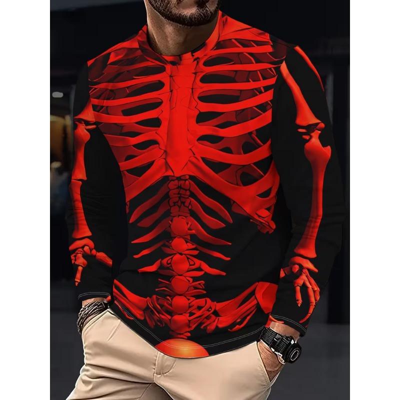 Men's Long Sleeve T-Shirt Casual Fashion