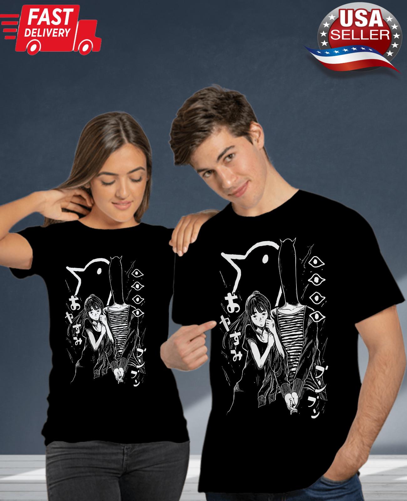 Oyasumi Goodnight Punpun black T-Shirt Mens Womens Tees Top,Aiko Tanaka,Anime Shirt,Manga All Size S