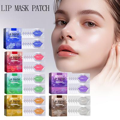 Collagen Lip Mask Moisturizing Lip Mask Peel Dead Skin Peel Lip Wrinkles Lip Mask Patch,10ML