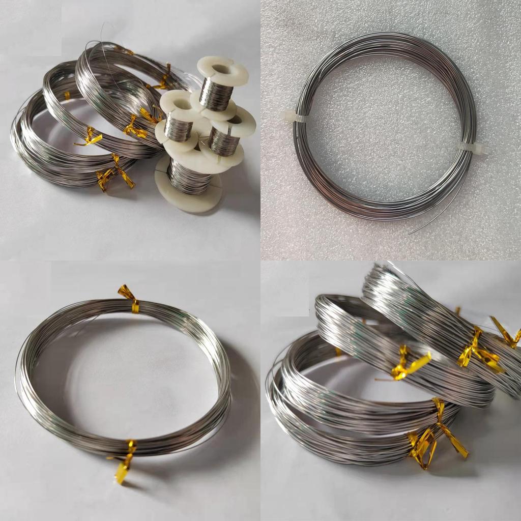 10 metrów drutu ze stali nierdzewnej 0,3 do 0,5 mm do obróbki metali i projektów elektrycznych