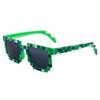 1-12Pcs Pixel Sunglasses Retro Pixel Glasses Adult Boys and Girls Photo Props Birthday Party Supplies