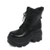2024 Hot Sale Women's Shoes Front Lace-up Women's Boots Fashion Round Toe Modern Boots Women New Platform Plus Size Ankle Boots