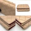 Portafoglio BOTTEGAVENETA INTRECCIATO usato a tre ante in pelle Donna