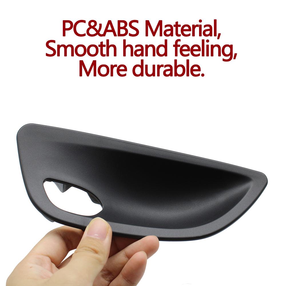 Left Right Inner Door Handle Bowl Cover Trim Replacement For BMW 5 Series F10 F11 F18 2010-2017