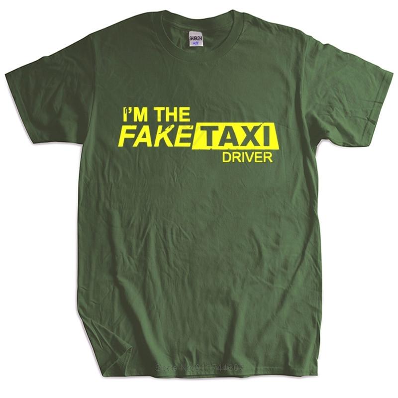 

New t shirt black tops for men Faketaxi TShirt IM The Fake Taxi Driver Inspired Design TShirt cotton tshirt for boys S