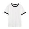 European and American French women's clothing, design, contrasting color round neck pullover knitted sweater