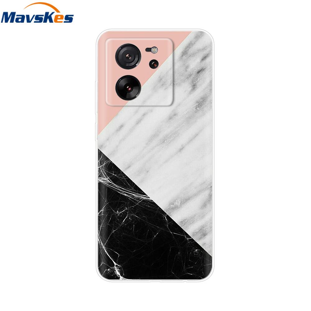 Clear Silicone Case For Xiaomi 13T Pro Back Cover For Xiaomi 13T Case Soft TPU Bumper Protective Phone Cases Mi13T Fundas Coque
