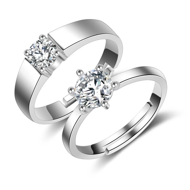 New  925 Sterling Silver Ring open Adjustable Fashion Exquisite Student Girlfriend Women Jewelry Accessories Wedding Party