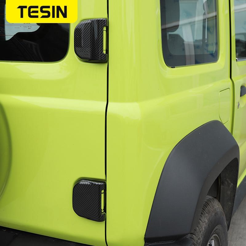 TESIN Car Styling pentru Jimny JB74 Mașină Spate Ușă Haion Balamale Decorative Autocolante pentru Suzuki Jimny +