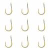 20Pcs/Pack Single Golden Fishing Hooks Barbed Gold Fish Hooks Barbed Hook  Fishing Lover