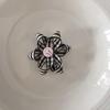 Korean Plaid Ribbon & Petal Button Accessories for Clothing, Shoes, Hats, Jewelry, Bags, DIY & Crafts