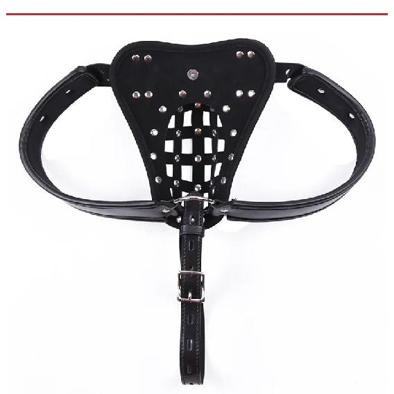 Adult Sex Toys Sexy Panties Adjustable Leather Chastity Pants Sexy Pants PU Couples Flirting Net Male Supplies