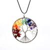 Natural Gravel Tree Of Life Necklace, Fortune Tree Root Necklace N138