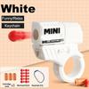 Mini Pistola Giocattolo Gioco Sportivo Portachiavi Decompressione Lanciatore Modello Portachiavi per Ragazzi Adulti Accessori Borsa Regalo
