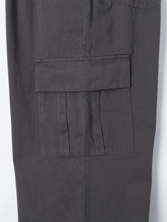 UCLA Wide Fit Full Elastic Cargo Versatile Fit Pants [Grey](Ua9Lp03)