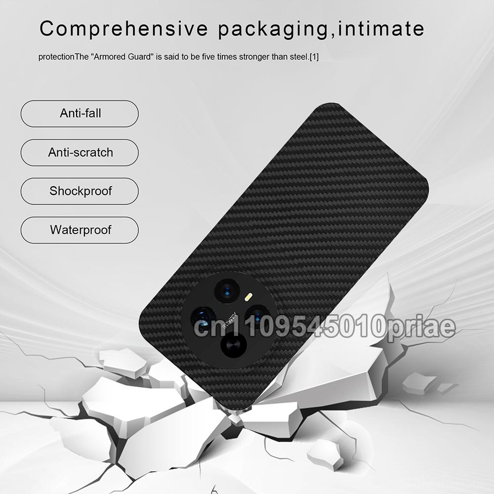 Geschikt voor honor magic 8/8 Pro telefoonhoesje, Kevlar aramidevezel koolstofvezel harde schaal, lichtgewicht magnetische beschermhoes