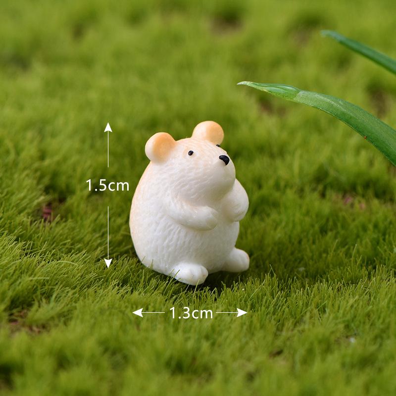 Miniature DIY Building Model: Moss, Micro Landscape Ornaments, Resin Animal & Plant Figures