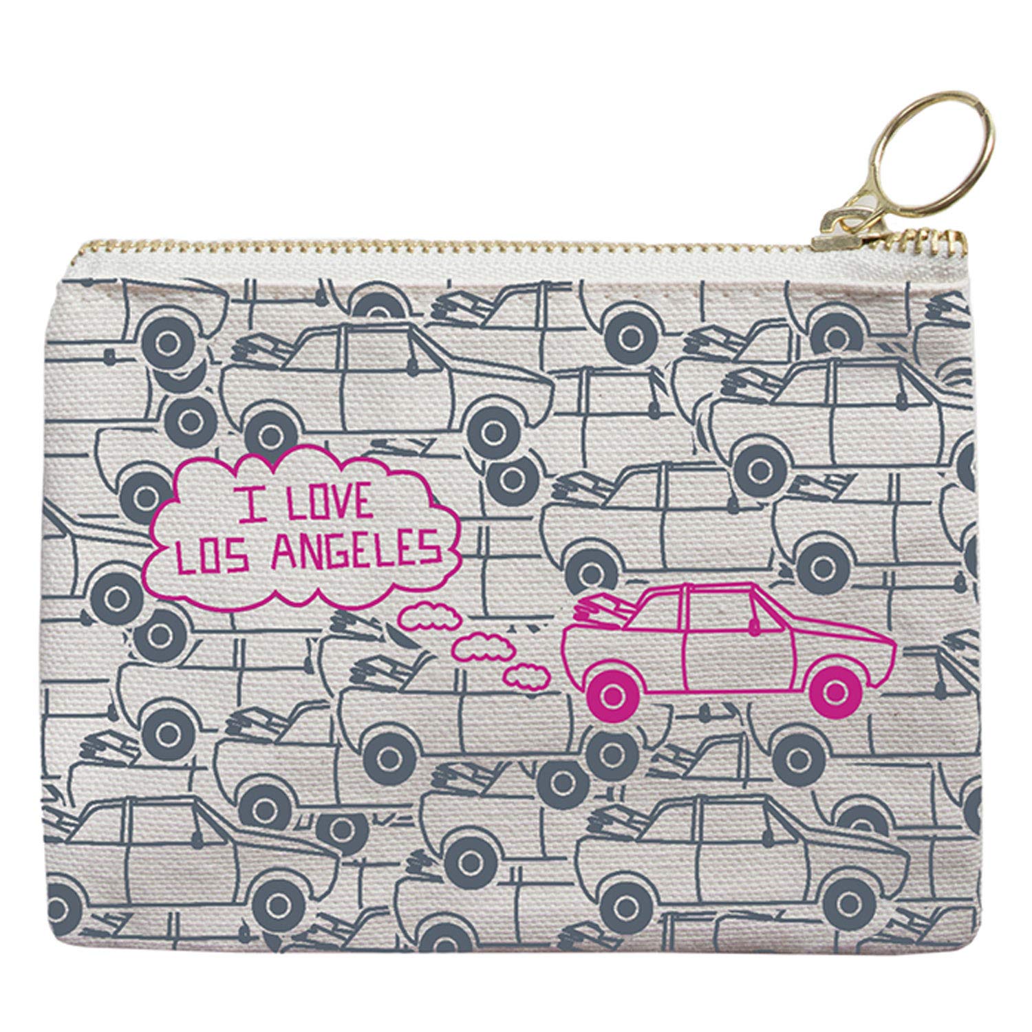 Maptote LA Кошелек для мелочи СерыйРозовый Кошелек для мелочи, Лос-Анджелес