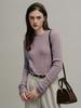 LENINA Beth Woolen Wave Neck Knit_Lavender