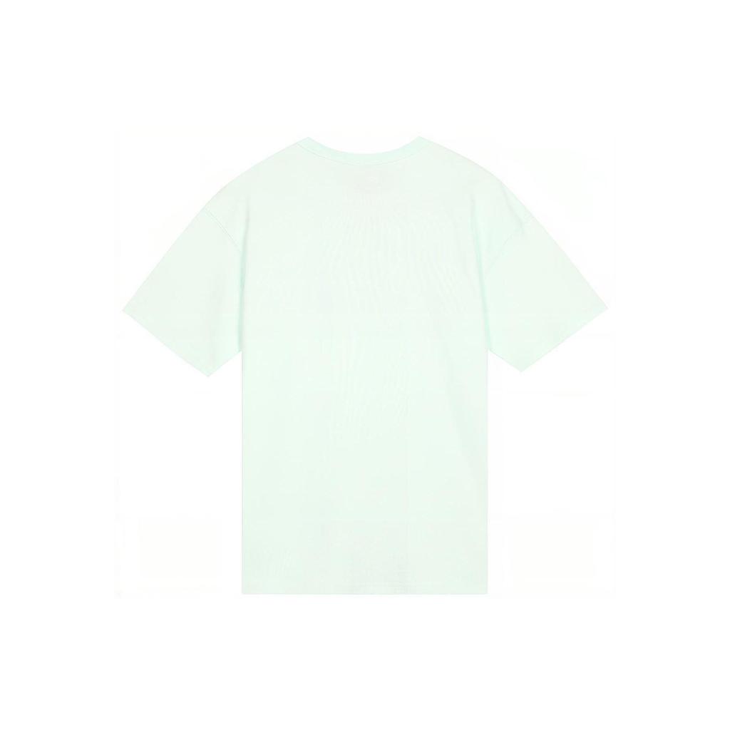 Nike T-Shirts Herren Hellgrün Rundhalsausschnitt Moderate Gerade Passform FN3697-312