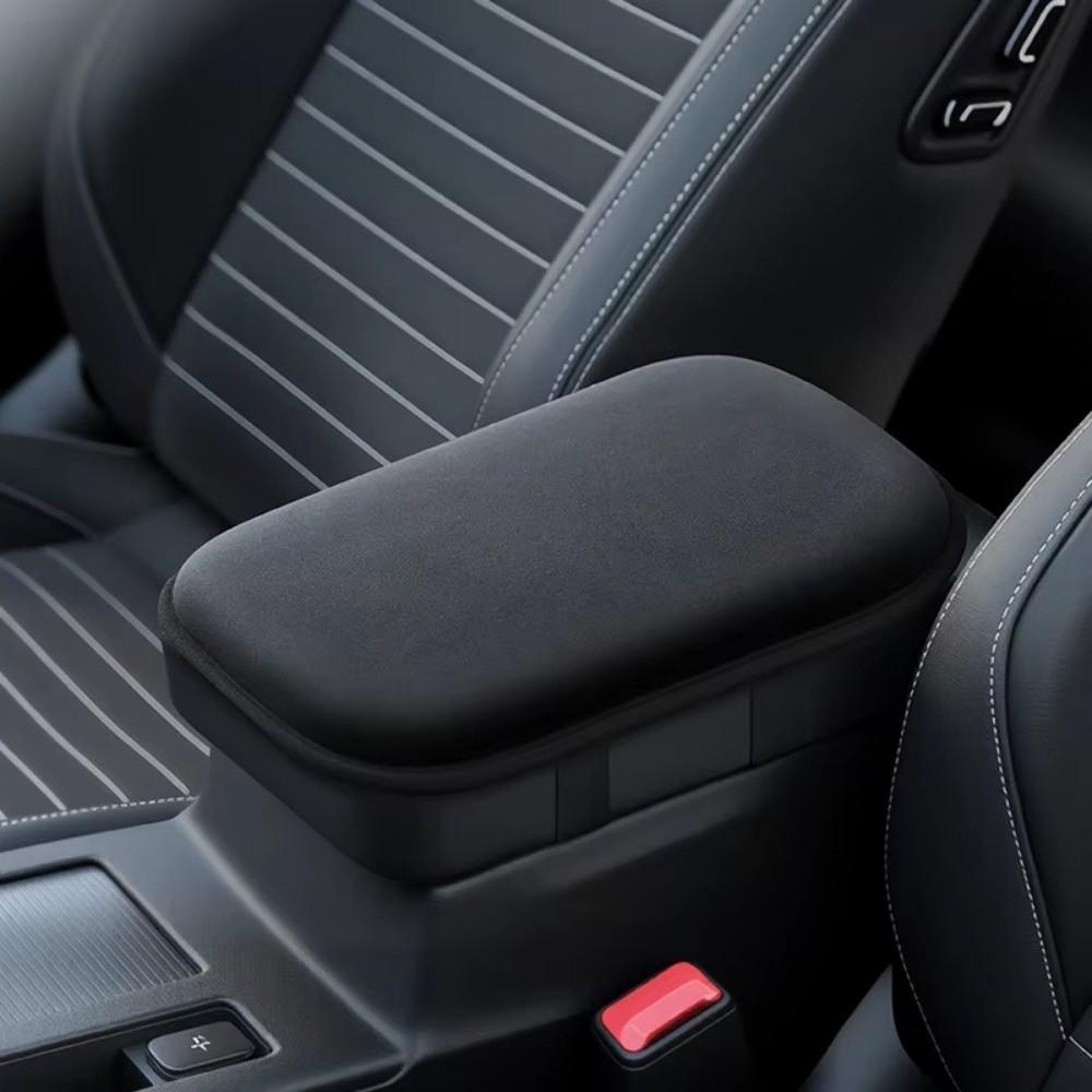 Plush Car Armrest Cushion Booster Pad Thicken Heightening Pad Car Armrest Pad For Central Console