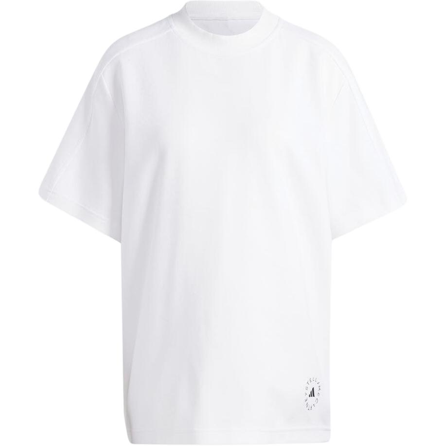 Adidas Co-Branded Solid Color Round Neck Casual Short Sleeve Vintage T-Shirt Unisex Tops White IB6855