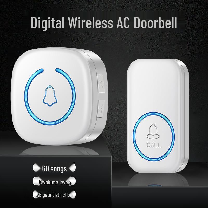 Smart Wireless Doorbell with Remote Control for Home and Elderly Use