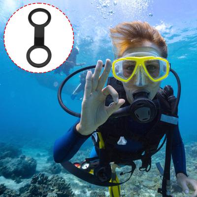 4 Stück Silikon Schnorchelmaskenbandhalter Tauchen Schnorcheln Clip Halter Befestigungen Schnorchelmaskenbandhalter Schlauchhalter