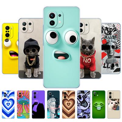 Dla xiaomi Mi 11/Mi 11 Lite 5G NE 4G/Mi 11i/Mi 11 Ultra etui tylna obudowa telefonu dla xiaomi11 i 11 Lite Xiomi Mi11 silikonowa TPU