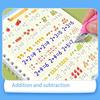 Magisches Übungs-Kopierbuch für Kinder Stift Wiederverwendbare Schreiblernhefte für Vorschulen Rillen-Schablonen-Design