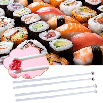 1 Pair Cat Paw Chopsticks Reusable Non-Slip Grip Chopsticks Cute Cat-themed Utensils for Cat Lovers Sushi Noodles Rice Dining