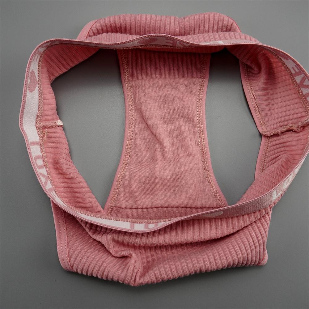 6 PCS/Pack Women Underwears Low Waist Cute Girls' Letters Waistband Cotton Briefs Comfortable Seamless Ladies Lingerie