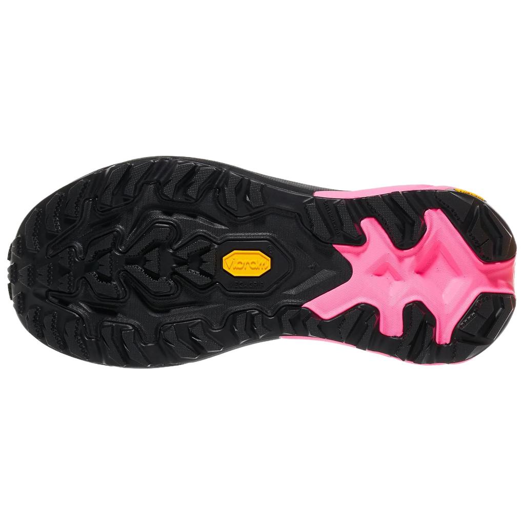 HOKA ONE ONE Mafate 5 Breathable Low top Trail Running Shoes Women's Black Pink 1168723-NNR