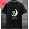 Funny I Need More Space Fashion Ufo Aliens Graphic Tshirt Unisex Casual Round Neck Pure Cotton Short Sleeve Sportswear Tee