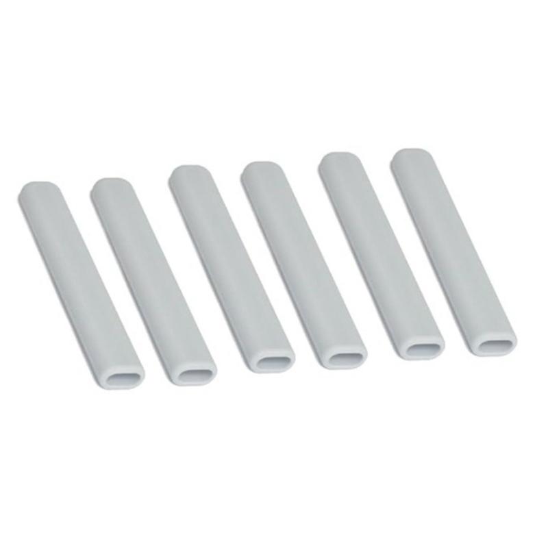 

Протиковзкі силіконові подушечки для вух для окулярів для спорту, читання, роботи. Зручні накладки для окулярів для щоденного носіння. 3 пари сірий колір